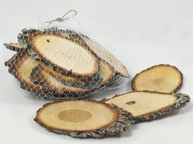 Oak Slices 12-14cm, 15 pieces