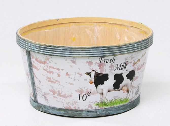 Bowl Cow D20cm grey