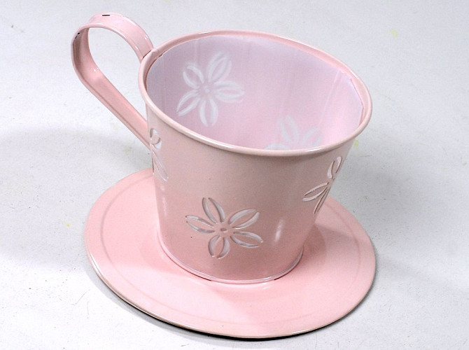 Cup and Saucer D16cm light pink