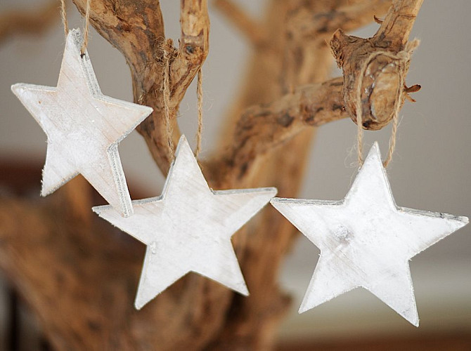 Wooden Star 10cm