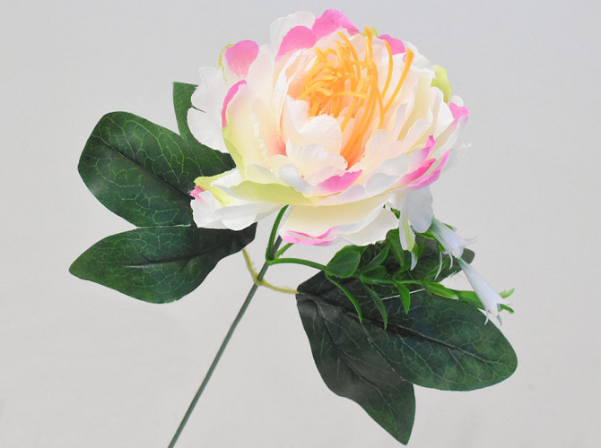 Artificial Peony Light Pink 38cm 