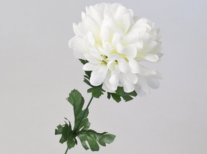 Artificial Chrysanthemum White 52cm 