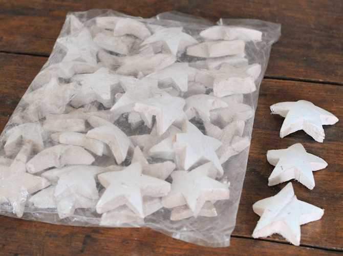 Coco Star White 10cm 50pcs