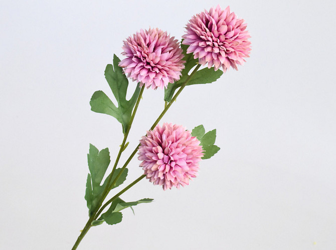 Artificial Chrysanthemum Pink 66cm 