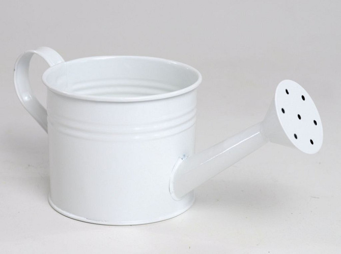 Planter Watering Can D10cm Weiß