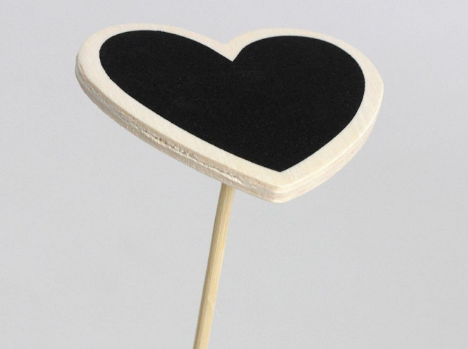 Herz 6cm auf 50cm Stiel