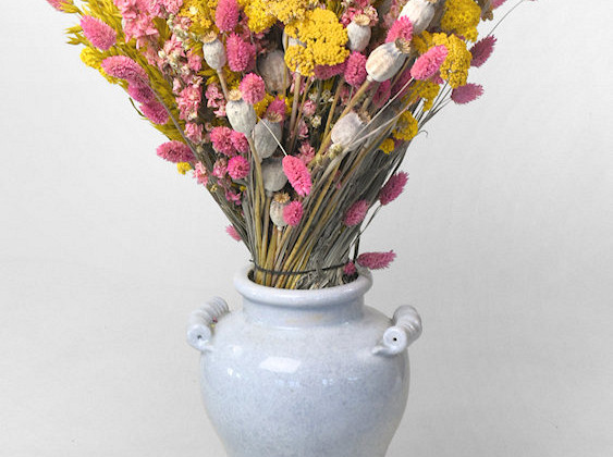 Dried Flower Bouquet Yellow/Pink XL