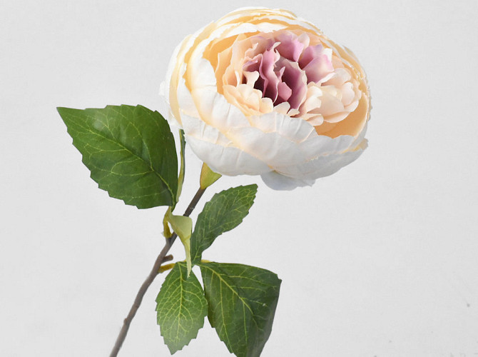 Artificial Peony Cream 42cm 