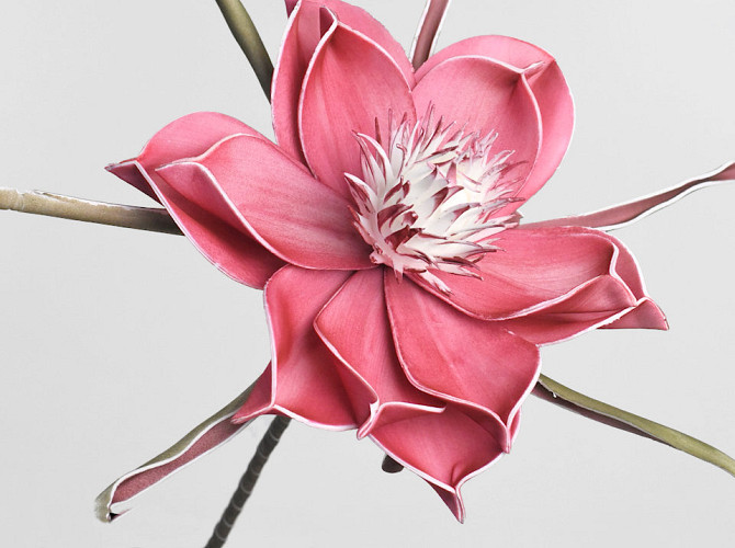 Foam Flower Dark Pink, D 20cm