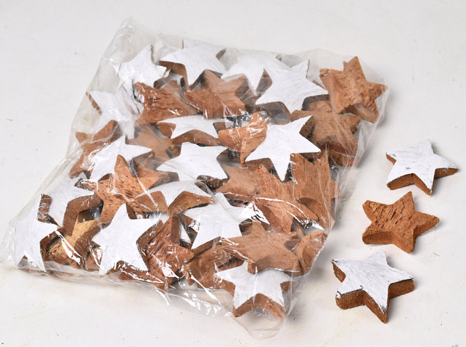 Coco Star Half-White 7cm 100pcs