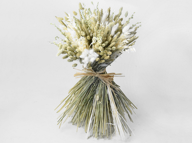 DIY Dried Flower Bouquet Natural/White XL