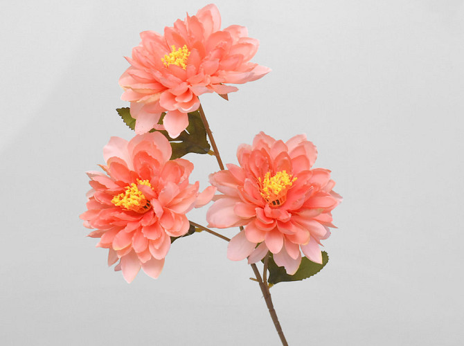 Künstliche Dahlie Pfirsch 64cm