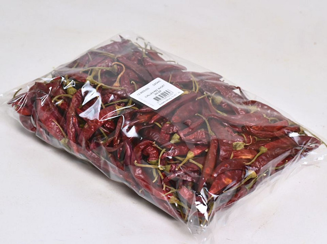 Chillies (Pepers) Rood 250gr. klein