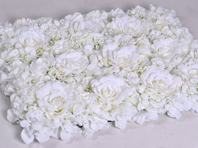 Flower Panel 60x40cm White
