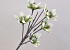 Foam Flower Spray 85cm White/Green