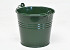 Zinc Bucket H14cm Green