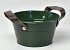 Planter Zinc H10cm Green