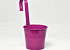 Hanging Planter Zinc H11/H29cm Fuchsia