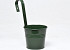 Hanging Planter Zinc H11/29cm Green