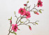 Magnolia Branch 78cm Dark Pink