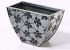Pot Demi Lune -Fiore- noir 15cm
