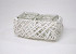 Basket with glass white