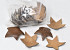 Coconut Shell Star 10cm 25pcs