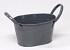 Planter Zinc Grey 14cm