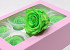 Rose Heads 6cm green glow