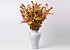 Bouquet de Fleurs Séchées Orange/Jaune XL