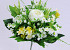 Boeket Ranonkels 21cm Wit