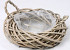 Basket Wreath D35cm Grey