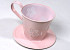 Cup and Saucer D16cm light pink