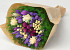 Dried Flower Bouquet Violet 40cm