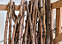 Birch Trunk Red 1m 3-5cm