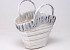 Bag Basket grey/white H22cm