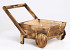 Planter Wheelbarrow 30cm brown