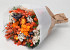 Dried Flower Bouquet Orange