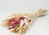 Dried Flower Bouquet White Pink 55cm