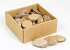 Wooden Slices oval 35pcs
