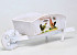 Planter Wheelbarrow 36cm White