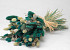 Dried Flower Bouquet Green/Natural 55cm