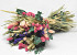Dried Flower Bouquet Pastel Peach/Green 50cm