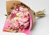 Dried Flower Bouquet White Pink 40cm