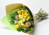 Dried Flower Bouquet Yellow 40cm