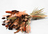 Dried Field Bouquet Peach/Orange 55cm