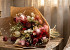 Bouquet Rouge/Rose 45cm 