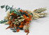 Feldstrauß Natur/Orange 55cm