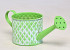 Planter Watering Can D11cm Whitewash Green
