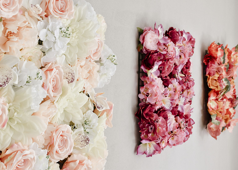 Mur De Fleurs Artificielle